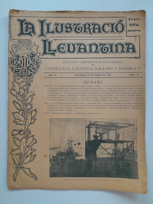 LA ILUSTRACIÓ LLEVANTINA. REVISTA ARTISTICH-LITERARIA. - ANY 2, NÚM. 8 (1 FEBRER 1901)