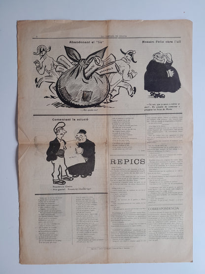 LA CAMPANA DE GRÀCIA (BARCELONA) - ANY 53, NÚM. 2730 (15 OCTUBRE 1921)