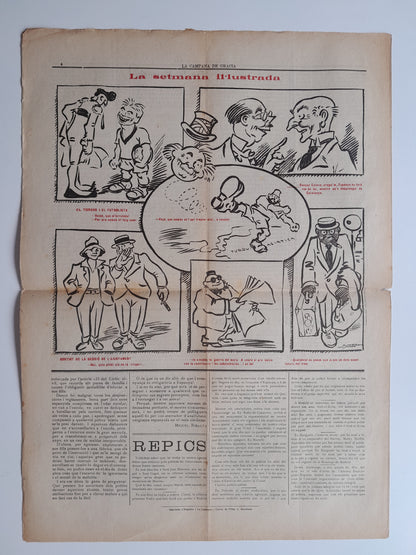 LA CAMPANA DE GRÀCIA (BARCELONA) - ANY 54, NÚM. 2749 (25 FEBRER 1922)