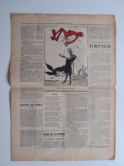 LA CAMPANA DE GRÀCIA (BARCELONA) - ANY 54, NÚM. 2752 (18 MARÇ 1922)