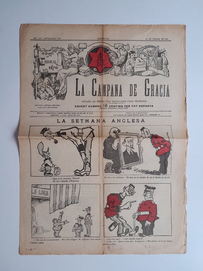 LA CAMPANA DE GRÀCIA (BARCELONA) - ANY 54, NÚM. 2765 (17 JUNY 1922)