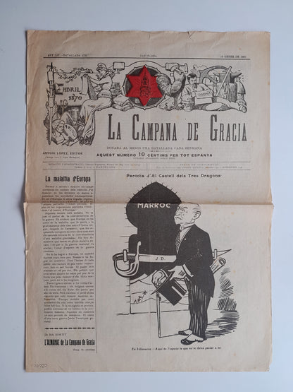 LA CAMPANA DE GRÀCIA (BARCELONA) - ANY 54, NÚM. 2779 (23 SETEMBRE 1922)