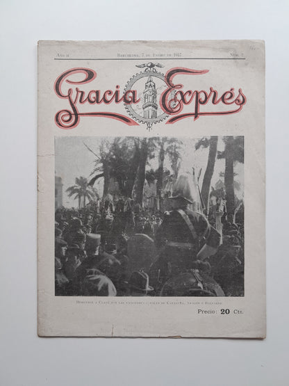 GRACIA EXPRÉS (BARCELONA) - ANY 2, NÚM. 2 (7 GENER 1917)