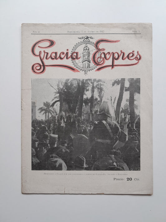 GRACIA EXPRÉS (BARCELONA) - ANY 2, NÚM. 2 (7 GENER 1917)