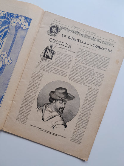 L'ESQUELLA DE LA TORRATXA (BARCELONA) - ANY 27, NÚM. 1373 (28 ABRIL 1905)
