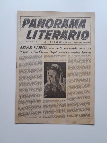 PANORAMA LITERARIO (BARCELONA) (ABRIL 1948)