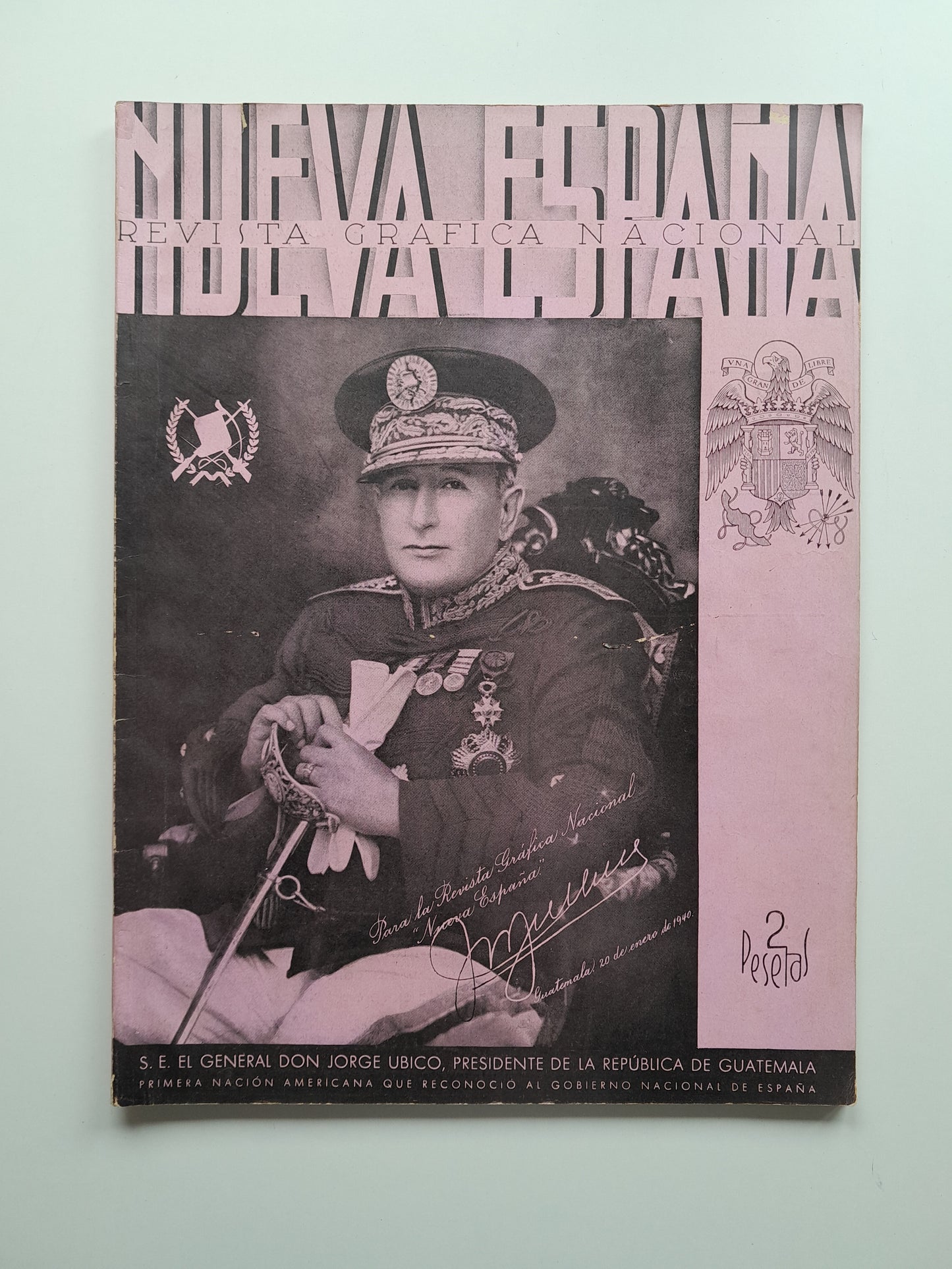NUEVA ESPAÑA. REVISTA GRÁFICA NACIONAL (BARCELONA) - ANY 3, NÚM. 19 (FEBRER 1940)