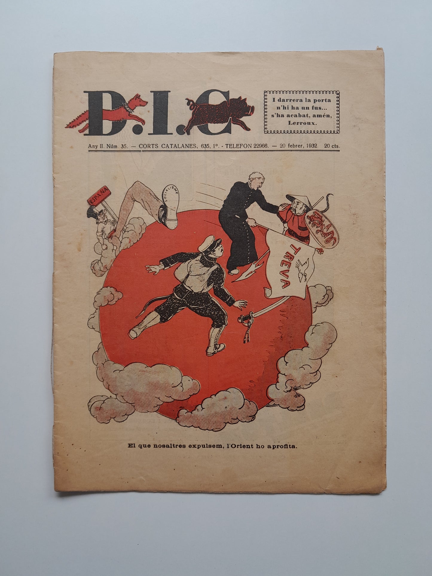 D.I.C. (BARCELONA) - ANY 2, NÚM. 35 (20 FEBRER 1932)