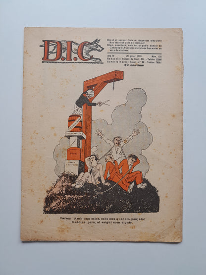 D.I.C. (BARCELONA) - ANY 4, NÚM. 135 (20 GENER 1934)