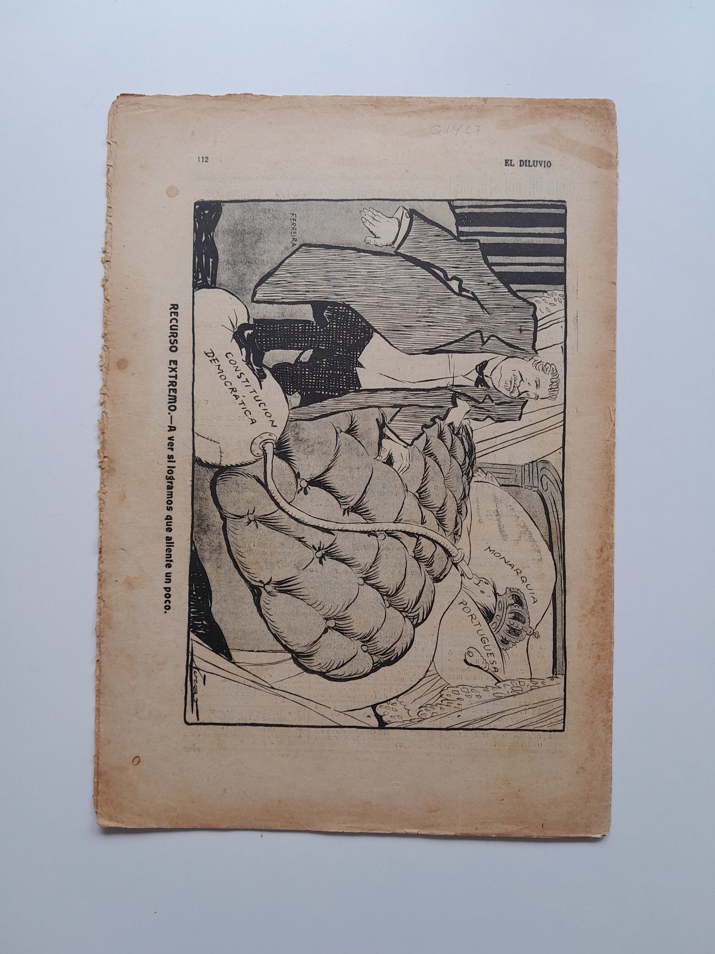 EL DILUVIO (BARCELONA) - ANY 50, NÚM. 7 (15 FEBRER 1908)