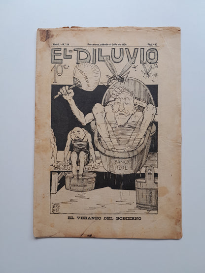 EL DILUVIO (BARCELONA) - ANY 50, NÚM. 28 (11 JULIOL 1908)