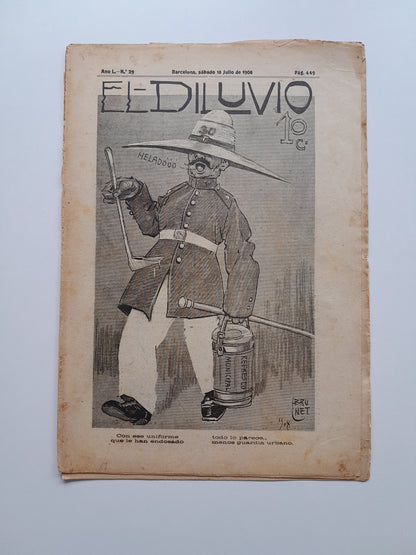 EL DILUVIO (BARCELONA) - ANY 50, NÚM. 29 (18 JULIOL 1908)