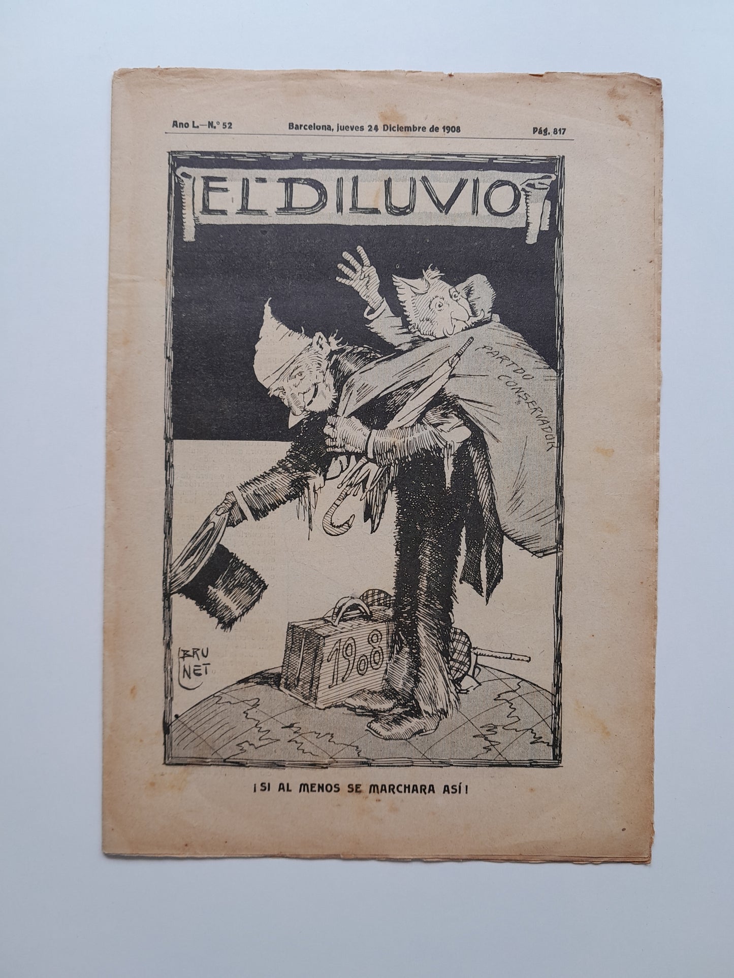 EL DILUVIO (BARCELONA) - ANY 50, NÚM. 52 (24 DESEMBRE 1908)