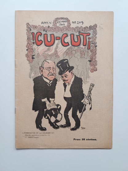 ¡CU-CUT! (BARCELONA) - ANY 5, NÚM. 209 (25 MAIG 1906)