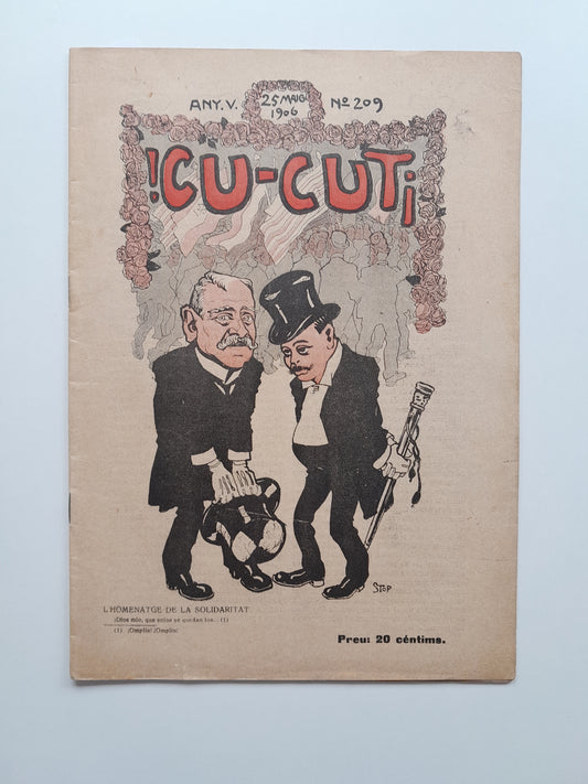 ¡CU-CUT! (BARCELONA) - ANY 5, NÚM. 209 (25 MAIG 1906)