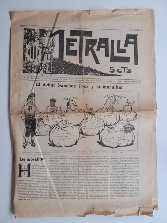 METRALLA (BARCELONA) - ANY 3, NÚM. 111 (26 MARÇ 1909)