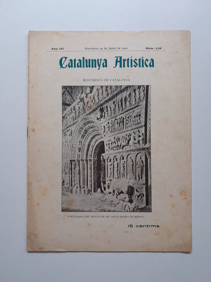 CATALUNYA ARTÍSTICA (BARCELONA) - ANY 3, NÚM. 110 (24 JULIOL 1902)