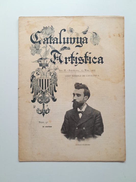 CATALUNYA ARTÍSTICA (BARCELONA) - ANY 3, NÚM. 91 (13 MARÇ 1902)