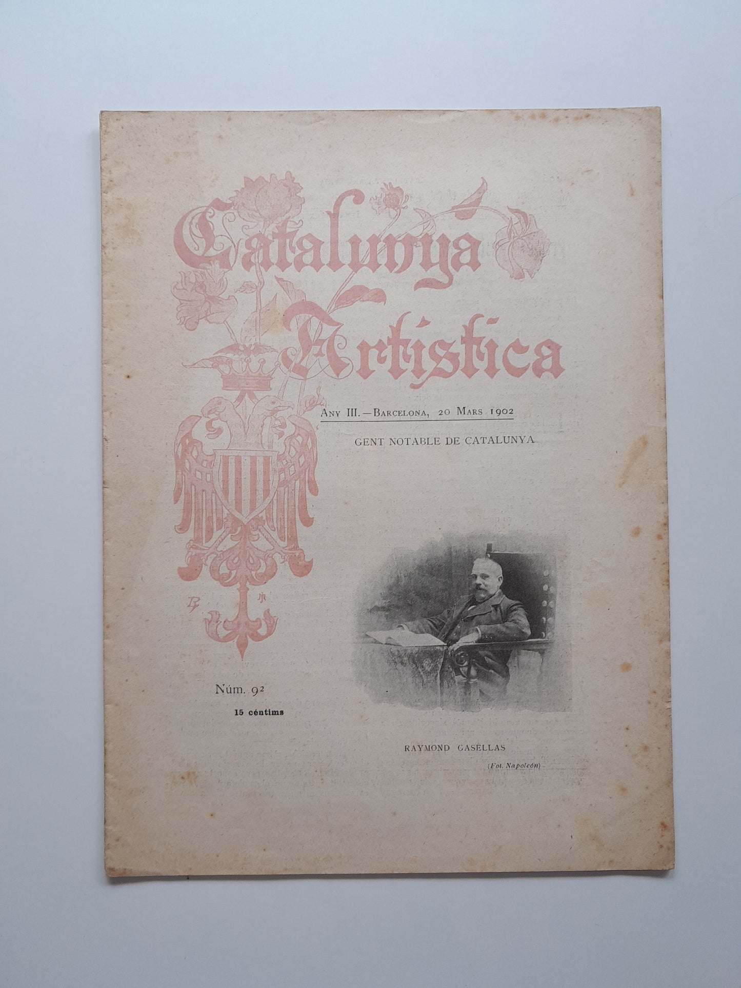 CATALUNYA ARTÍSTICA (BARCELONA) - ANY 3, NÚM. 92 (20 MARÇ 1902)