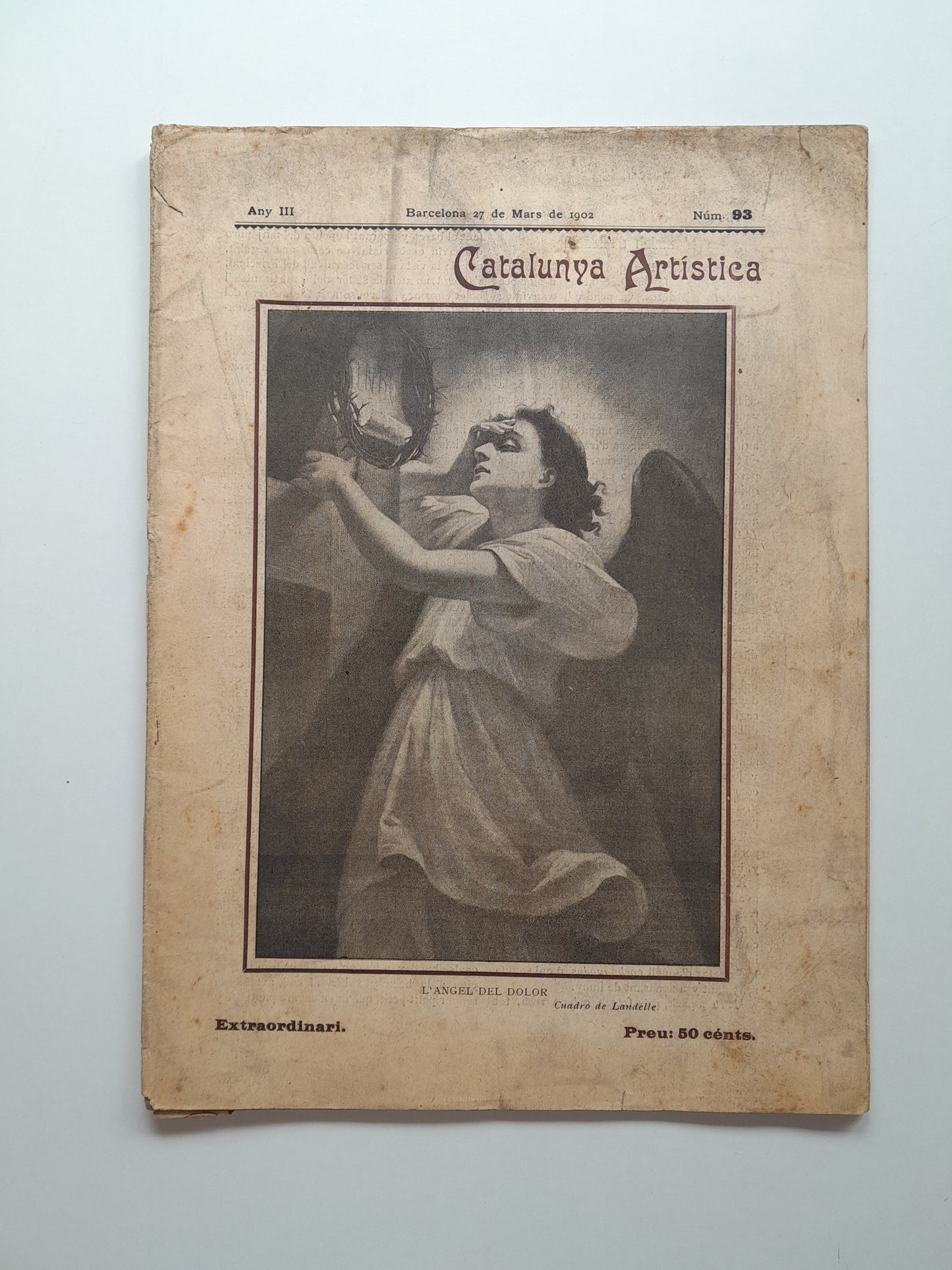 CATALUNYA ARTÍSTICA (BARCELONA) - ANY 3, NÚM. 93 (27 JULIOL 1902)