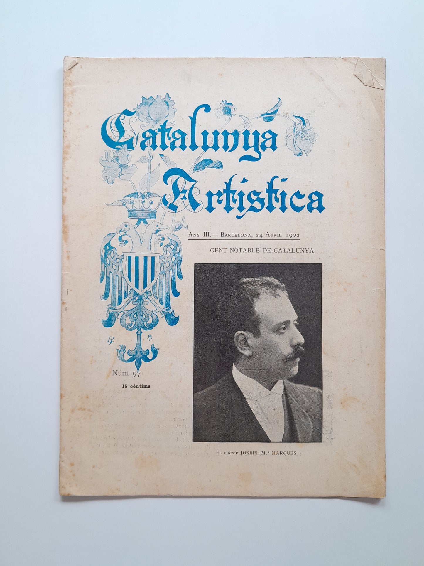 CATALUNYA ARTÍSTICA (BARCELONA) - ANY 3, NÚM. 97 (24 ABRIL 1902)