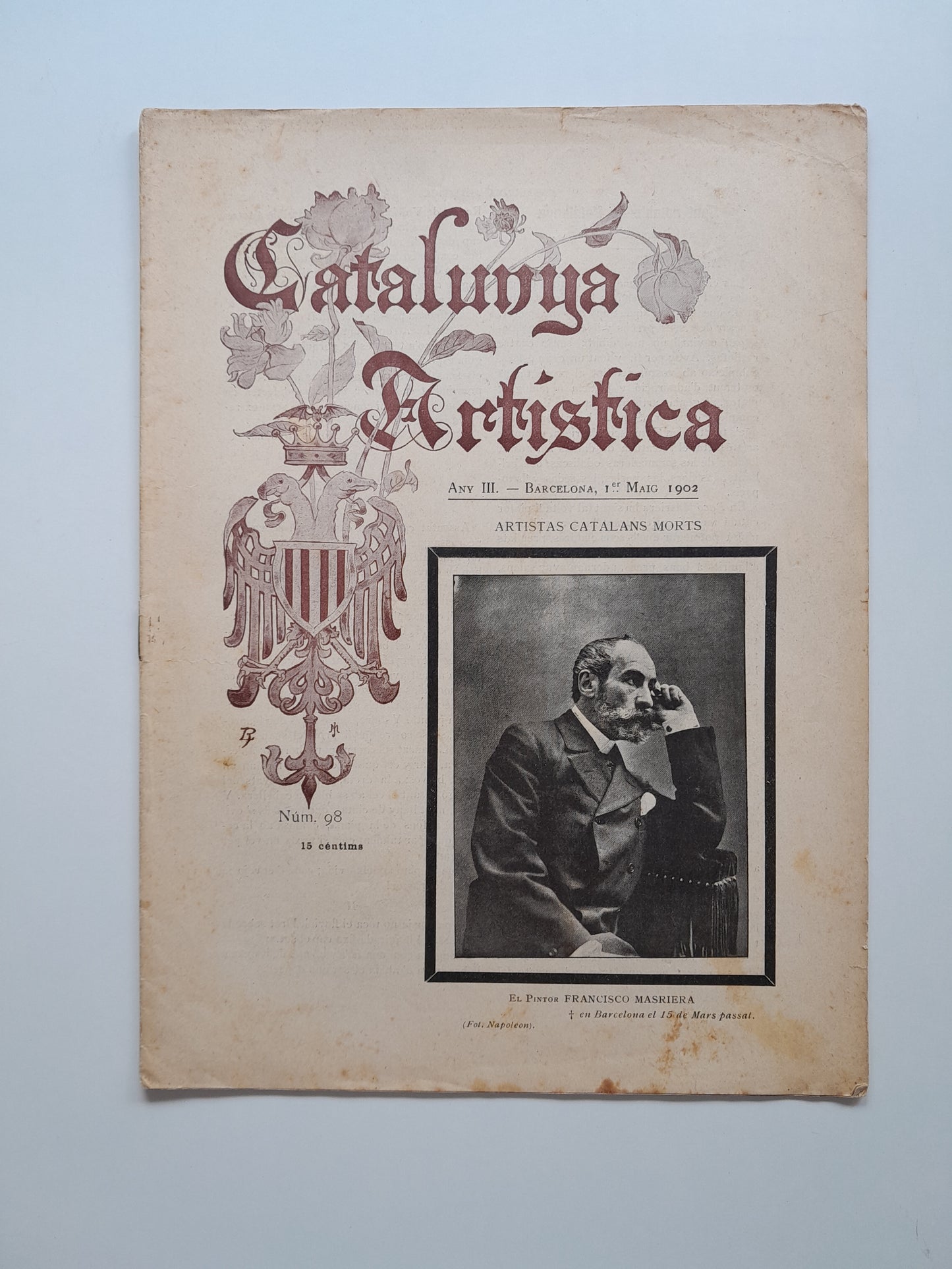 CATALUNYA ARTÍSTICA (BARCELONA) - ANY 3, NÚM. 98 (1 MAIG 1902)