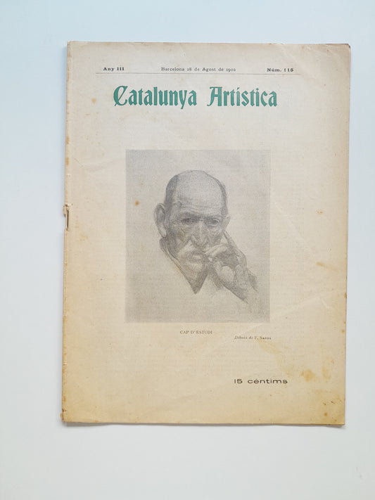 CATALUNYA ARTÍSTICA (BARCELONA) - ANY 3, NÚM. 115 (28 AGOST 1902)