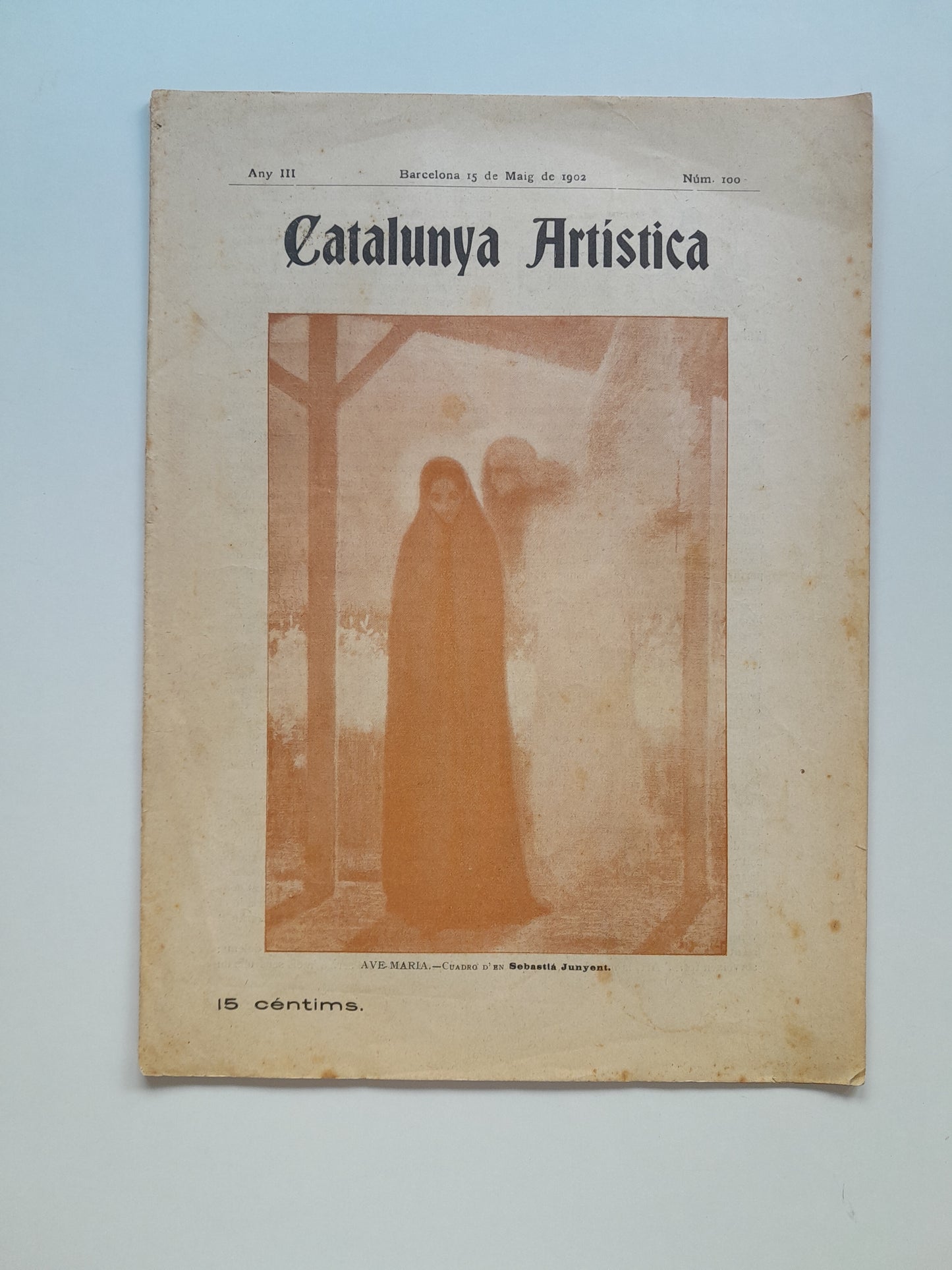CATALUNYA ARTÍSTICA (BARCELONA) - ANY 3, NÚM. 100 (15 MAIG 1902)