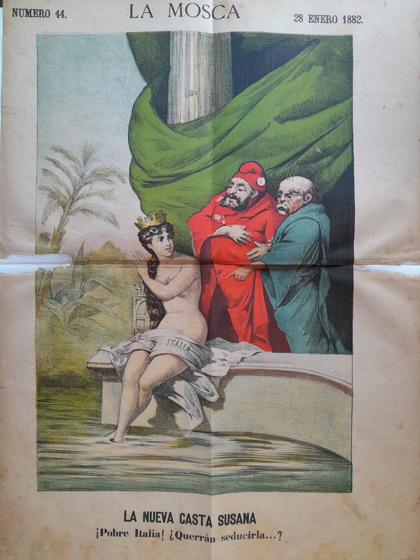 LA MOSCA. PERIÓDICO POLÍTICO JOCO-SÉRIO (BARCELONA) - ANY 2, NÚM. 44 (28 GENER 1882)