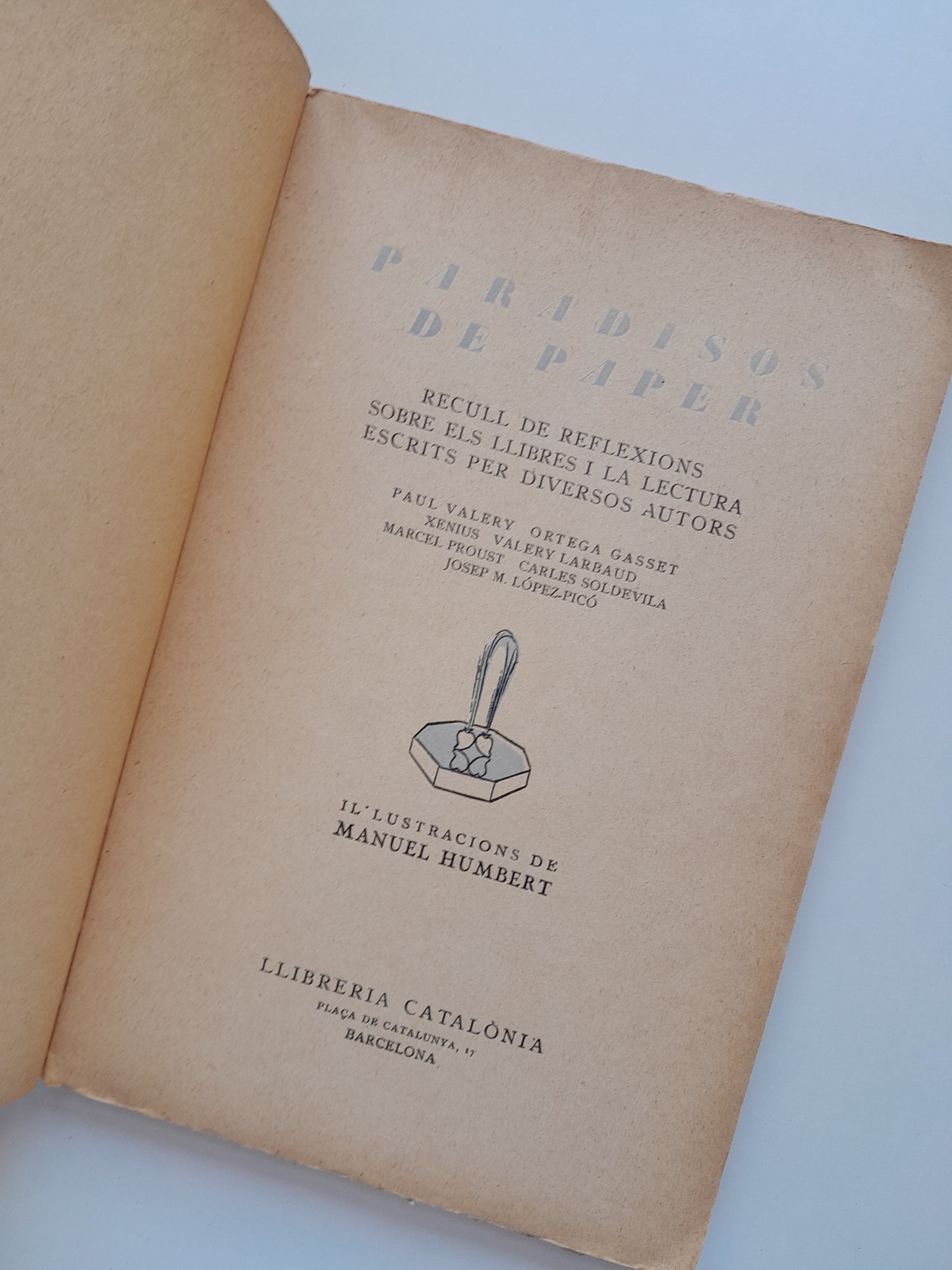 PARADISOS DE PAPER - VV. AA (LIB. CATALONIA, 1927)