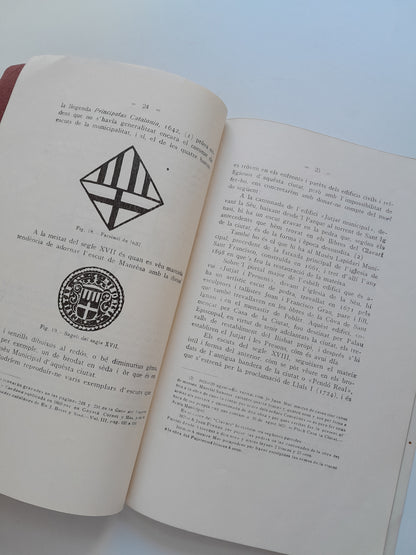 L'ESCUT HERALDIC DE MANRESA - JOAQUIM SARRET I ARBÓS (IMP. ANTÓN ESPARBÉ SERRA, 1915)