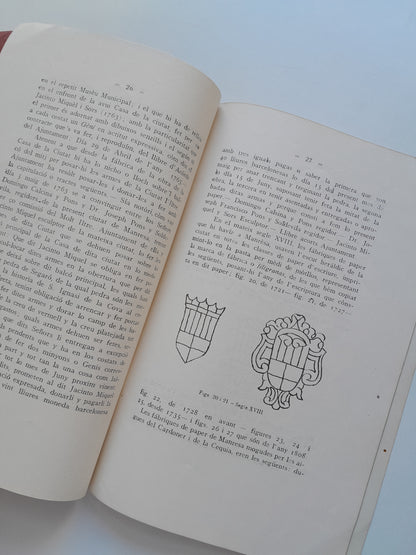 L'ESCUT HERALDIC DE MANRESA - JOAQUIM SARRET I ARBÓS (IMP. ANTÓN ESPARBÉ SERRA, 1915)