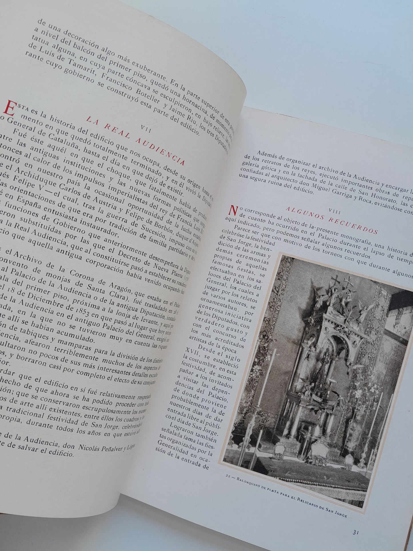 EL PALACIO DE LA EXCMA. DIPUTACIÓN PROVINCIAL DE BARCELONA - VV. AA (S.A.F.B, 1929)