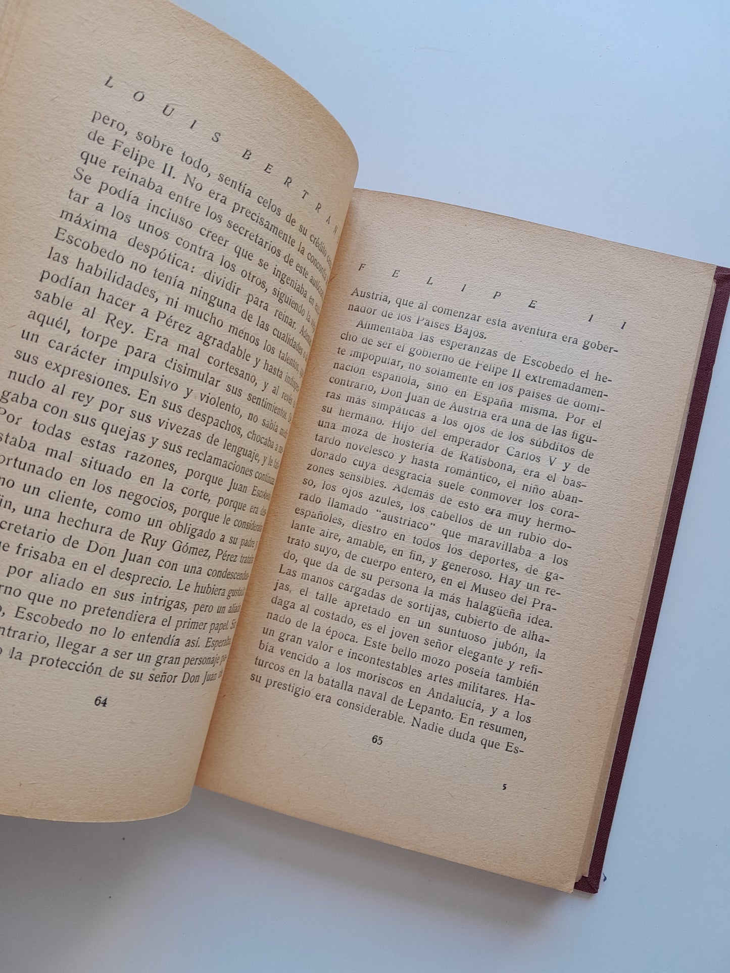 FELIPE II - LOUIS BERTRAND (EDICIONES LITERARIAS, 1931)