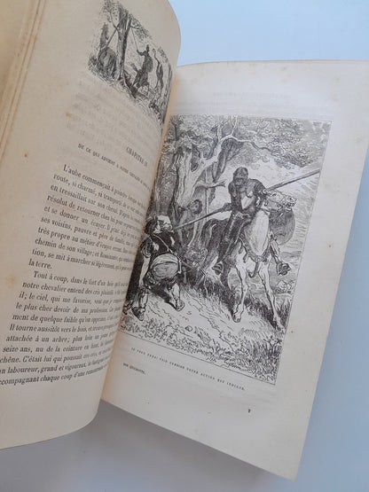 DON QUIJOTE DE LA MANCHA - MIGUEL DE CERVANTES SAAVEDRA (LIB. HACHETTE, 1882)