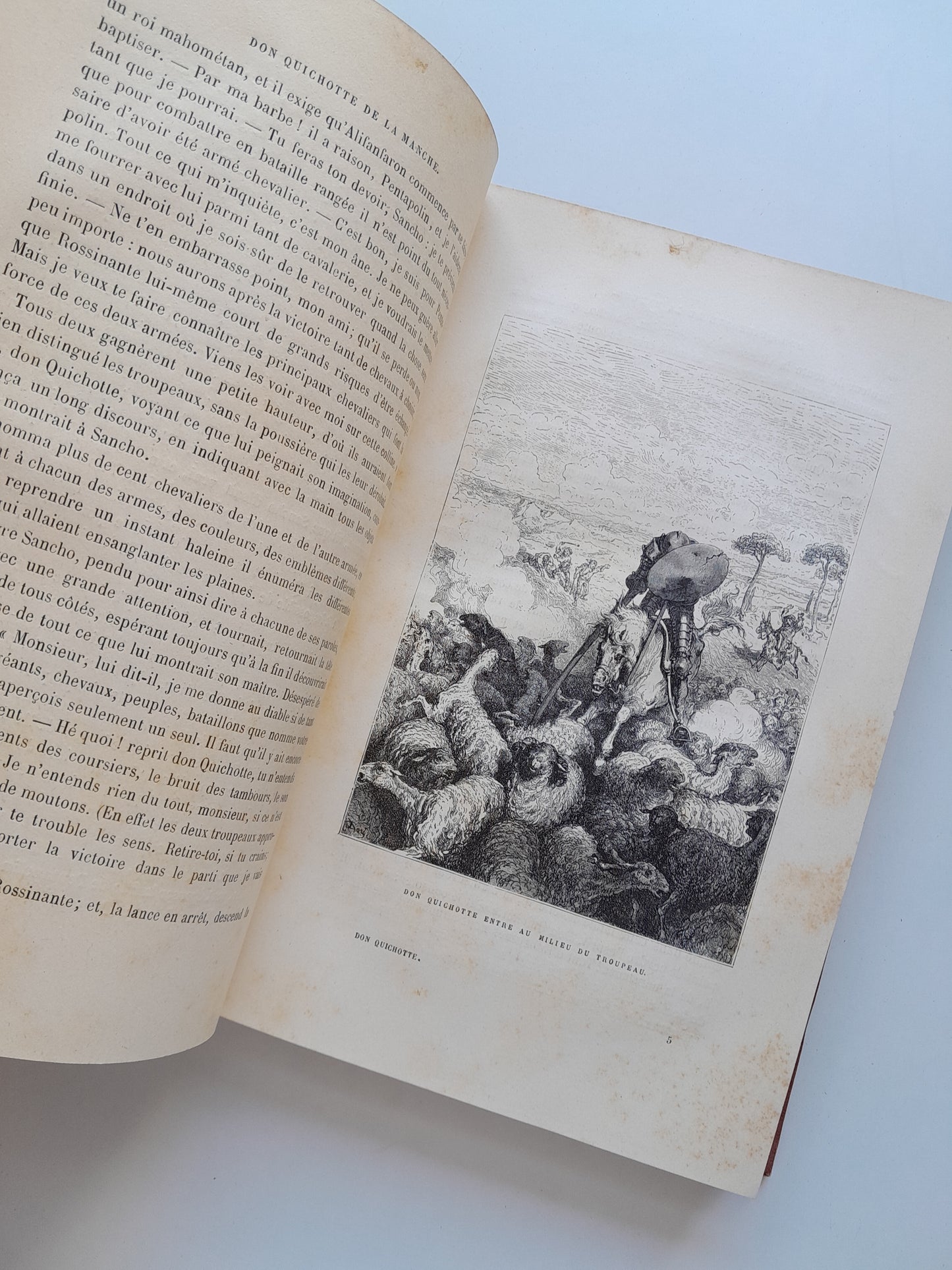 DON QUIJOTE DE LA MANCHA - MIGUEL DE CERVANTES SAAVEDRA (LIB. HACHETTE, 1882)