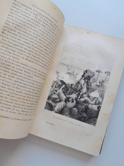 DON QUIJOTE DE LA MANCHA - MIGUEL DE CERVANTES SAAVEDRA (LIB. HACHETTE, 1882)