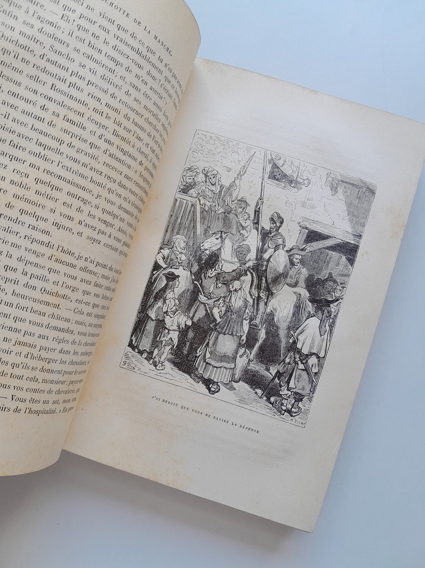 DON QUIJOTE DE LA MANCHA - MIGUEL DE CERVANTES SAAVEDRA (LIB. HACHETTE, 1882)