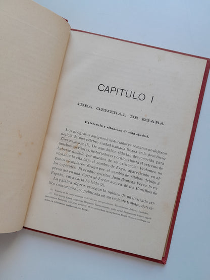 LA ANTIGUA CIUDAD DE EGARA - JOSÉ VENTALLÓ VINTRÓ (1890)