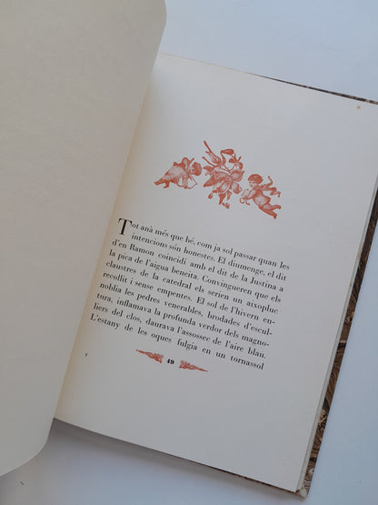 EL PREMI A LA VIRTUT O UN IDIL·LI A LA PLAÇA DE SANT JUST - MIQUEL LLOR (LIB. VERDAGUER, 1935)