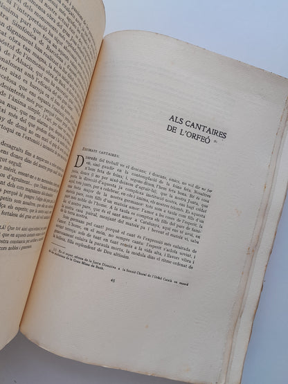 PEL NOSTRE IDEAL - LLUIS MILLET (1917)