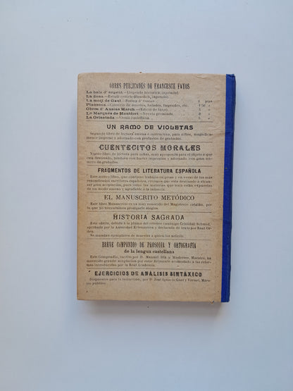 ELOQÜENCIA CATALANA - VV. AA (LIB. DE MONTSERRAT, 1903)