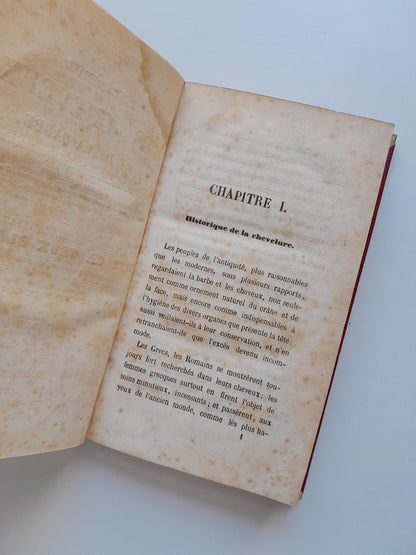 HIGIENE COMPLETA DEL CABELLO Y DE LA BARBA - A. DEBAY (LIB. MOQUET, 1850)
