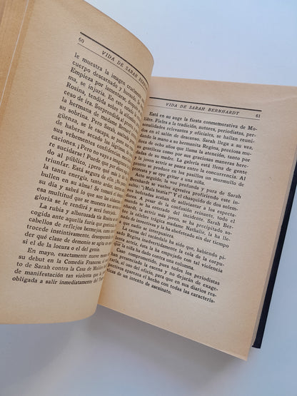 VIDA DE SARAH BERNHARDT - G. G. GELLER (APOLO, 1933)