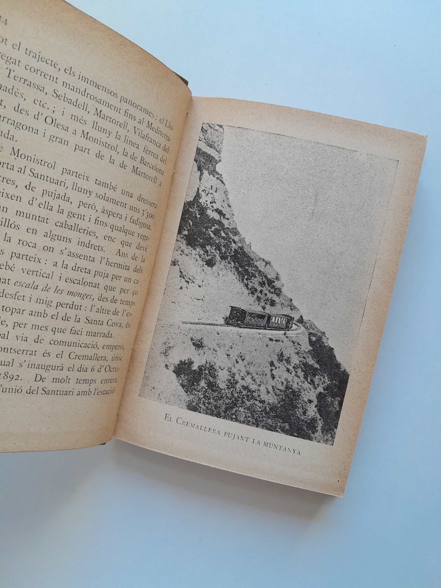 GUIA HISTÒRIC DEL PELEGRÍ A MONTSERRAT - DESCONEGUT (ESTAMPA DE L'ABADIA, 1920)