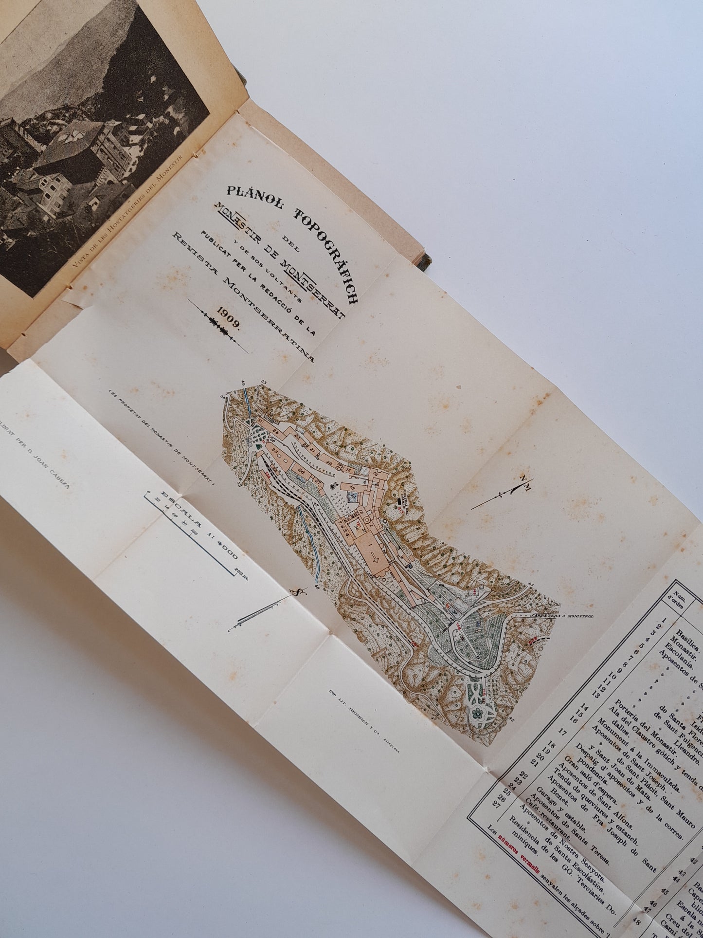 GUIA HISTÒRIC DEL PELEGRÍ A MONTSERRAT - DESCONEGUT (ESTAMPA DE L'ABADIA, 1920)