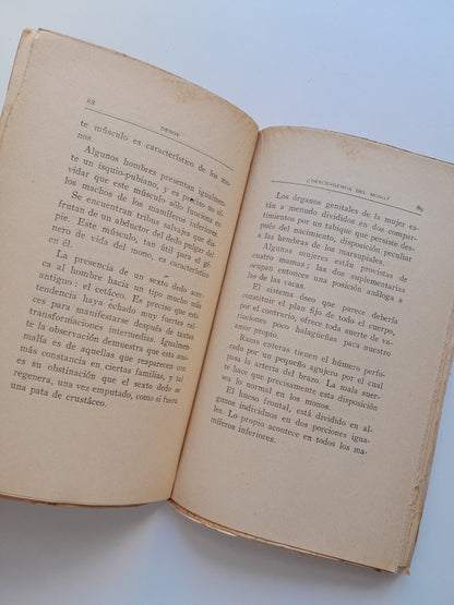 ¿DESCENDEMOS DEL MONO? - E. DENOY (ATLANTE, c.1910)