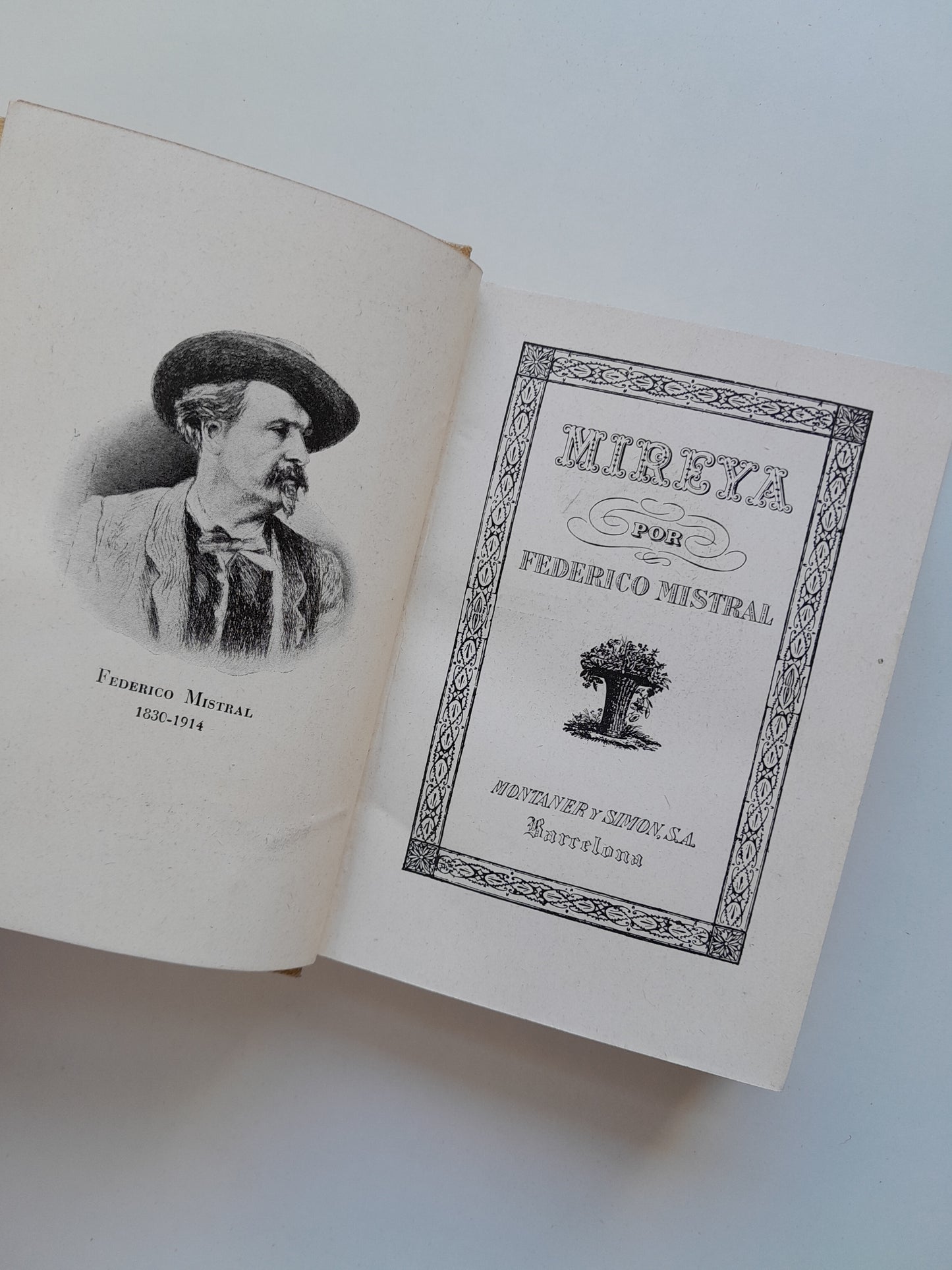 MIREYA - FEDERICO MISTRAL (MONTANER Y SIMÓN, 1941)