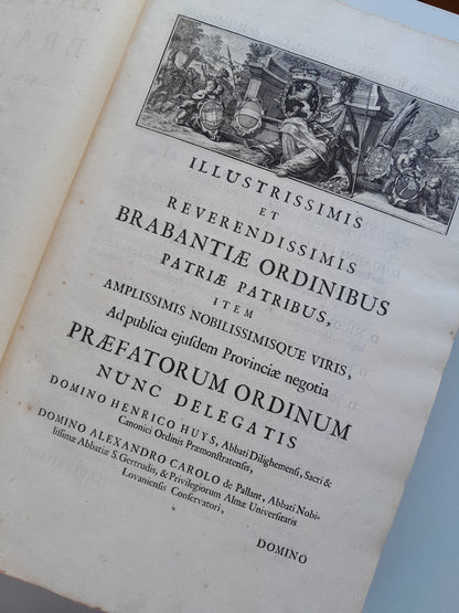 HISTORIA DE BÉLGICA Y SUS ANTIGÜEDADES - JEAN BAPTISTE GRAMAYE (AEGIDIUM DENIQUE, 1708)