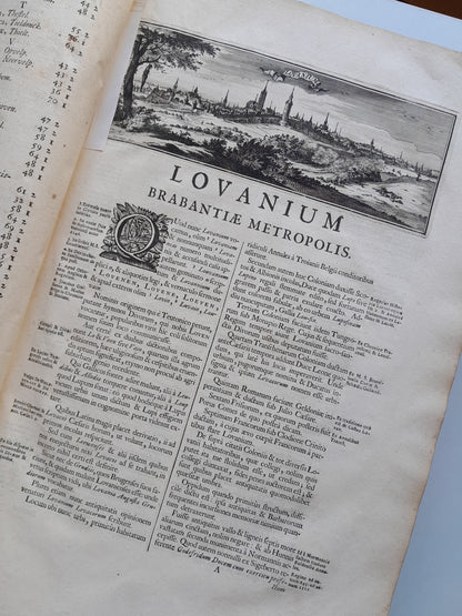 HISTORIA DE BÉLGICA Y SUS ANTIGÜEDADES - JEAN BAPTISTE GRAMAYE (AEGIDIUM DENIQUE, 1708)